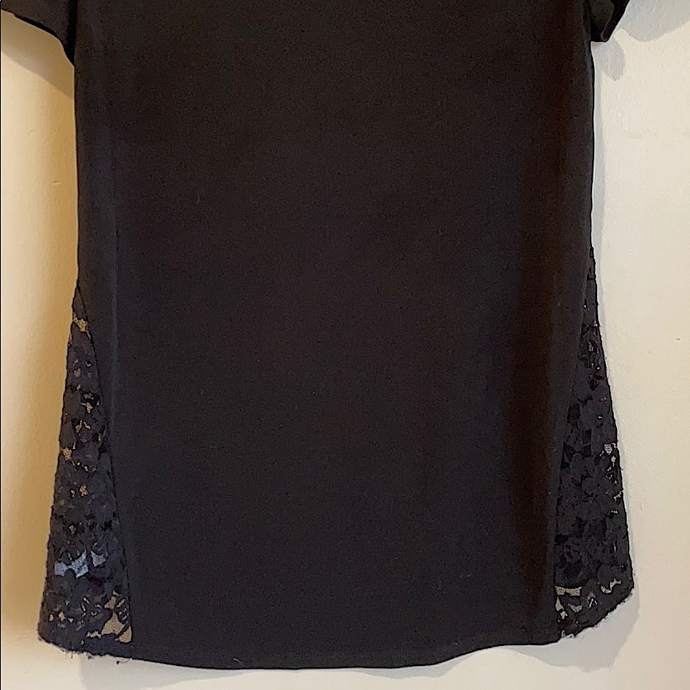 Express lace side mesh panel top, black, size S - Picture 10 of 13